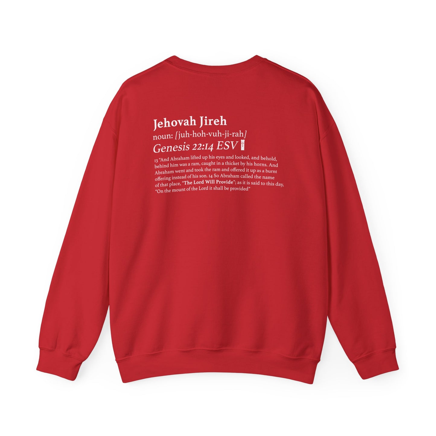 Sweatshirt- Red Back