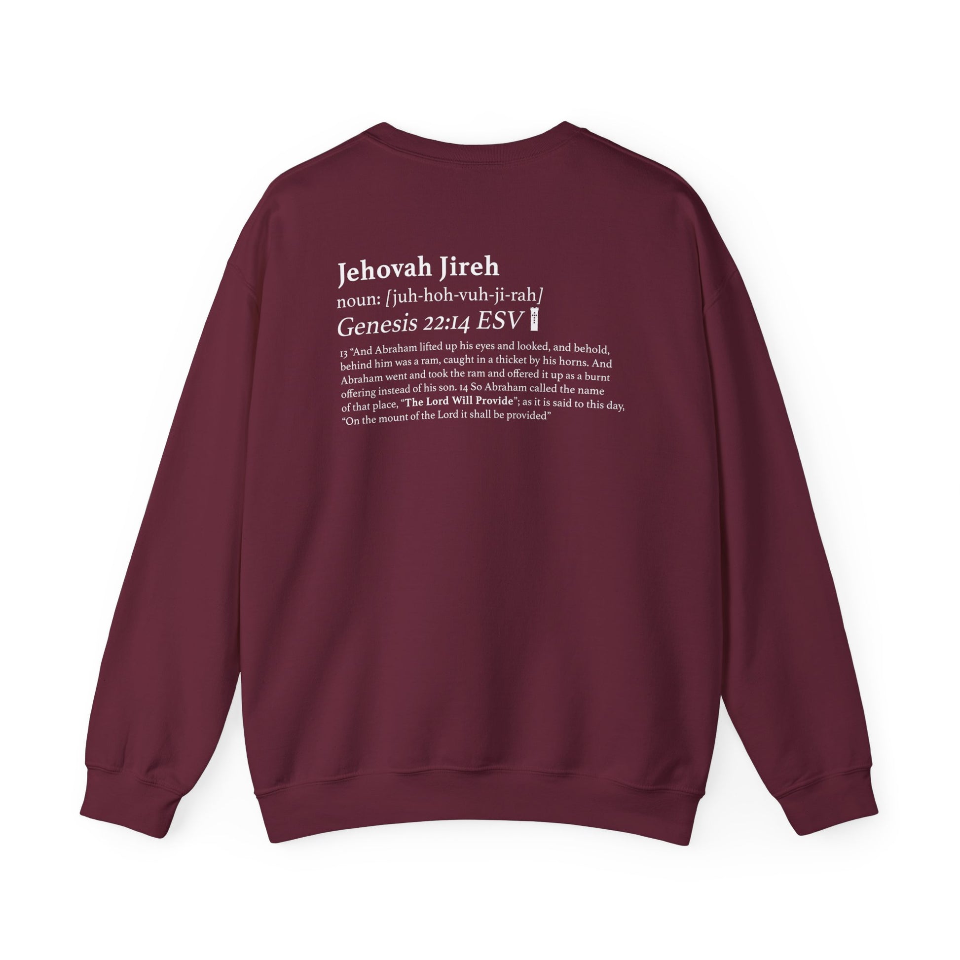 Sweatshirt- Maroon Back