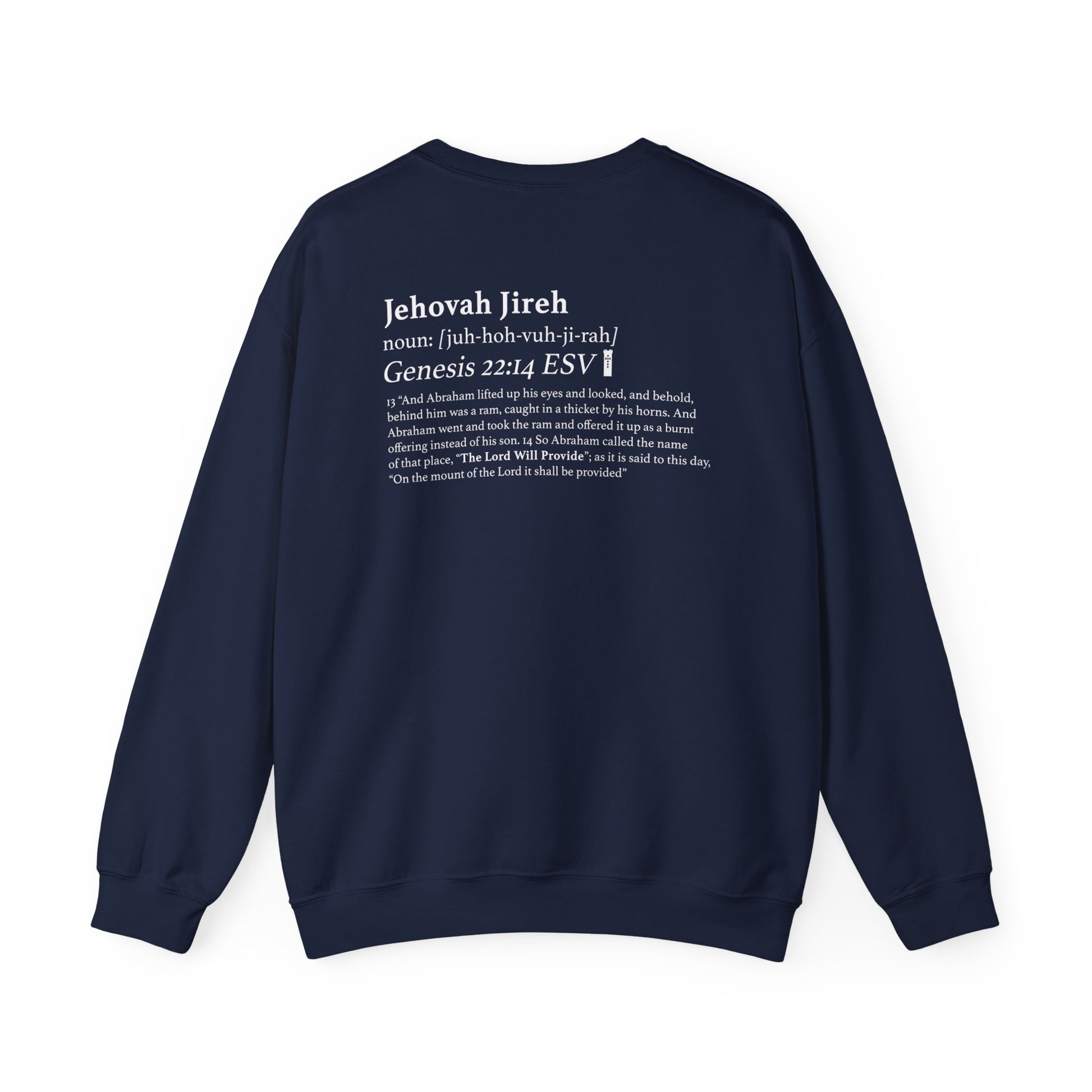 Sweatshirt- Navy Back