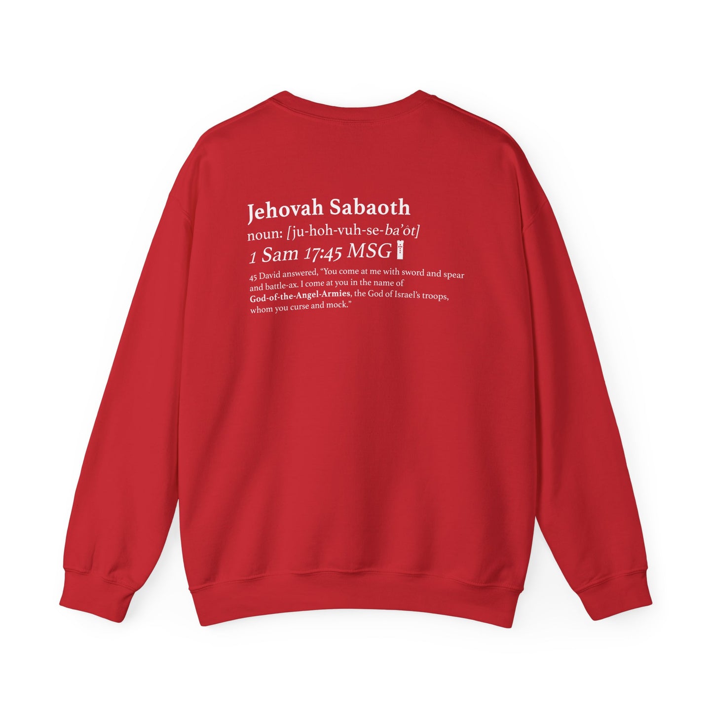Sweatshirt- Red Back
