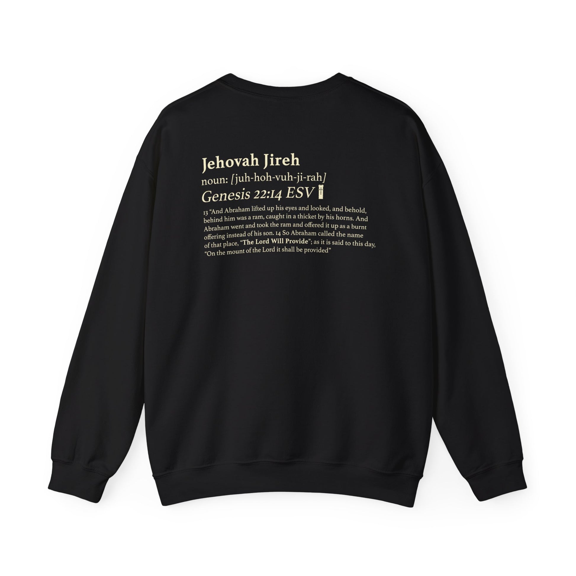 Sweatshirt- Black Back