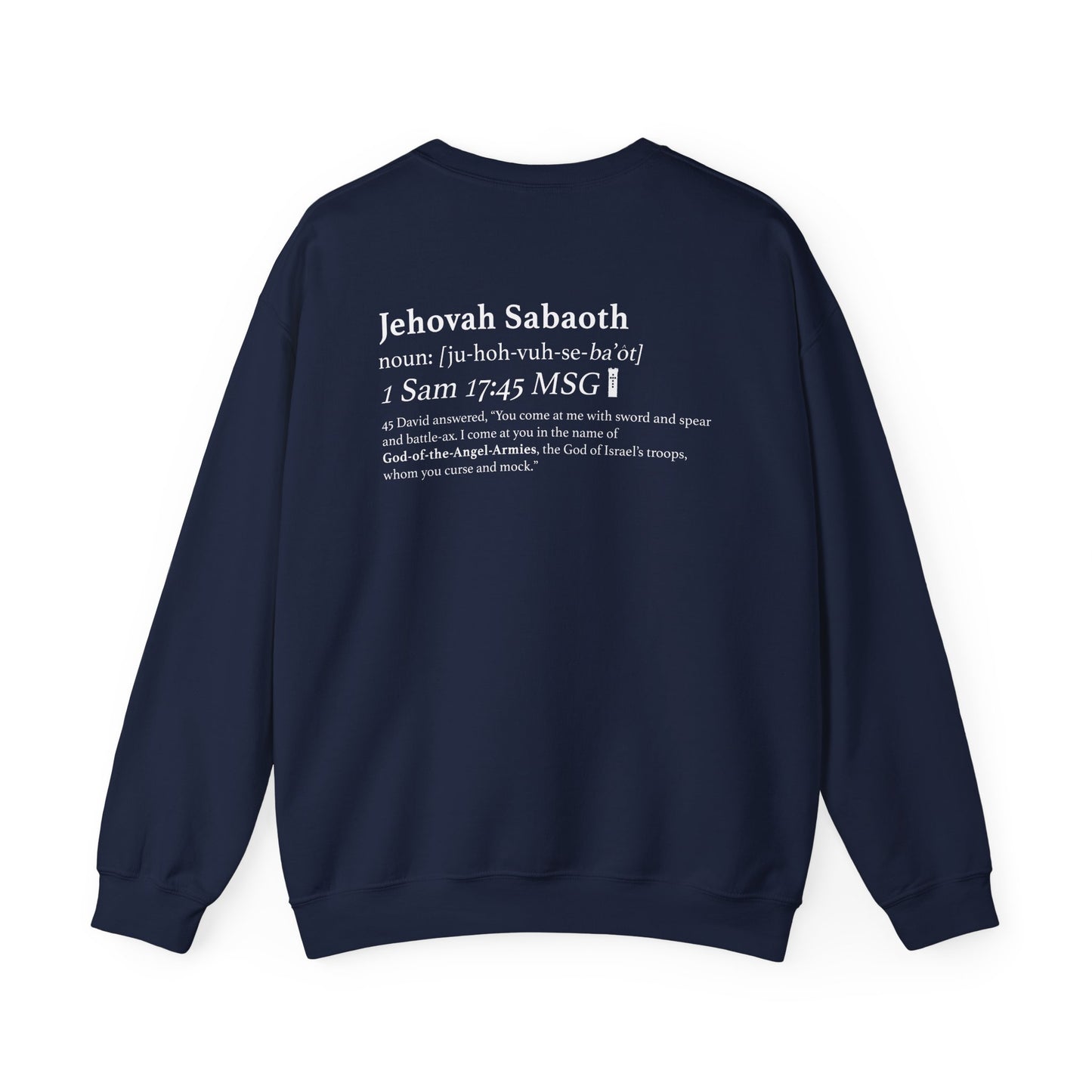 Sweatshirt- Navy Back