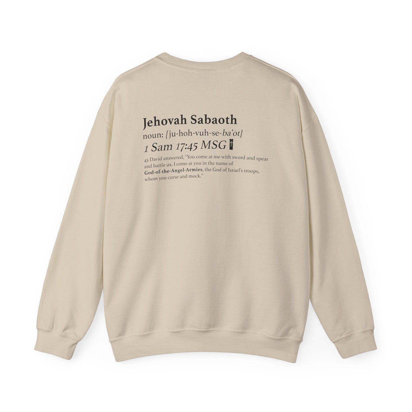 Sweatshirt- Sand Back